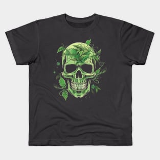 Cannabis Sugar Skull Kids T-Shirt